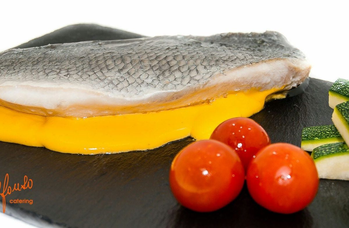 Lomos de dorada con mayonesa de algas