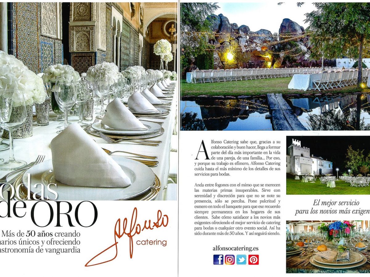 Bodas de Oro en el catering, by Vogue Novias
